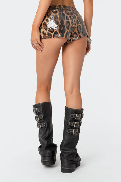 MASHALA™ Leopard Microshorts